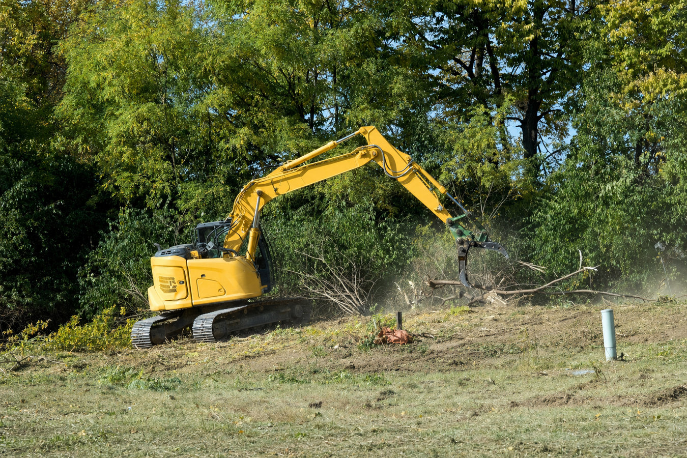Land clearing in Mead Valley, CA